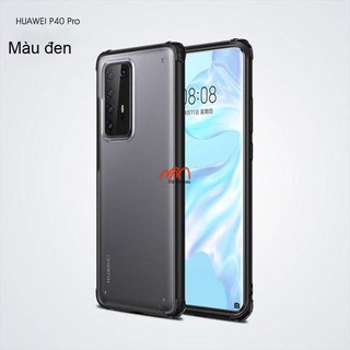 Ốp lưng nhám viền màu Huawei P40/ P40 Pro