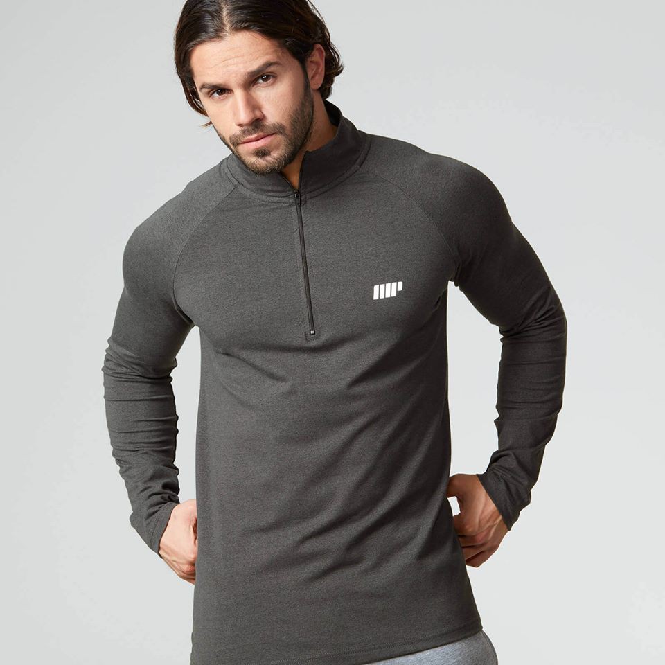 ÁO TAY DÀI BODY CÓ CỔ KHÓA ZIP 1/4 CHÍNH HÃNG MYPROTEIN