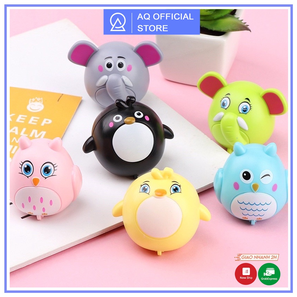 Đồ chơi Thú chạy đà đà siêu dễ thương chất liệu nhựa ABS cao cấp cho bé - Đồ chơi xe chạy đà mini hình thú