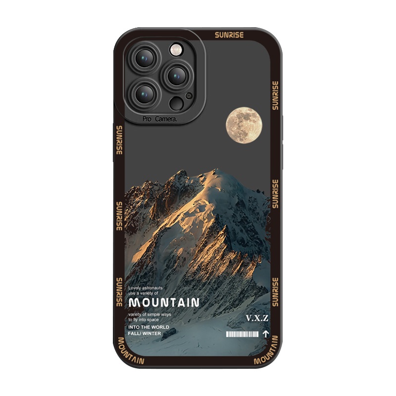 Ốp Điện Thoại Góc Vuông In Hình Núi Senery Cho Xiaomi Redmi Note 11 Pro 5G 11S 10 Pro 4G 10S Redmi 10C 9C A1