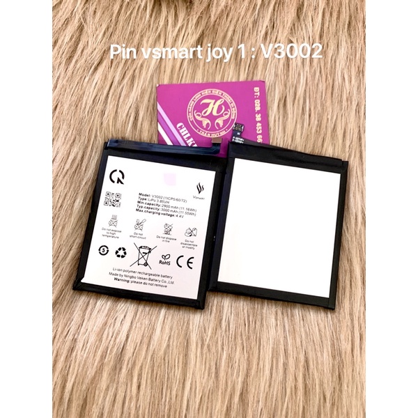 pin vsmart joy 1 kí hiệu trên pin : V3002