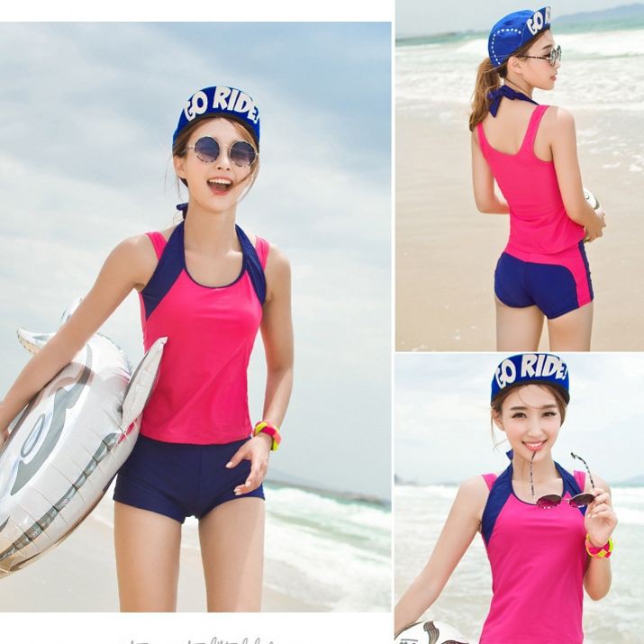 Bộ đồ tắm 2 mảnh phối màu thời trang cho nữ | BigBuy360 - bigbuy360.vn