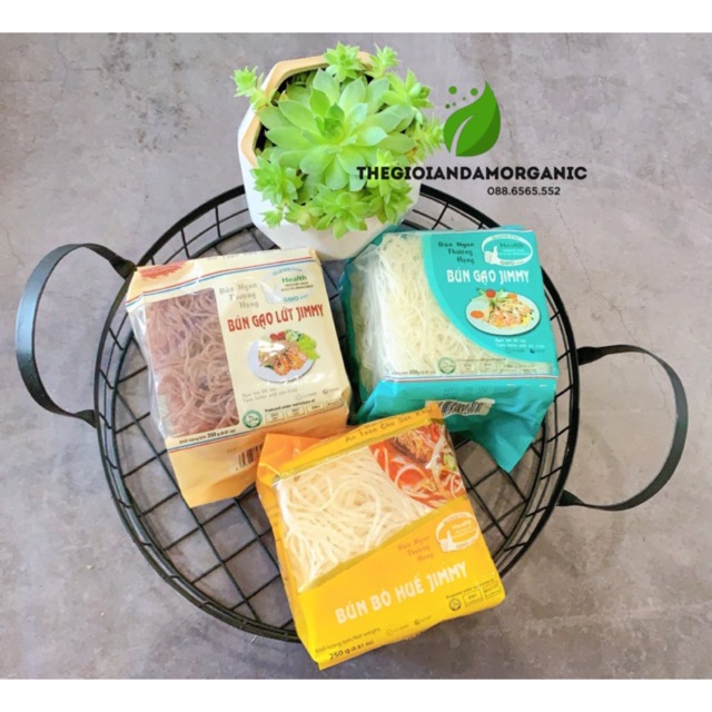 Bún Gạo Lứt Sạch Jimmy Food, Bún Tươi 250g | BigBuy360 - bigbuy360.vn