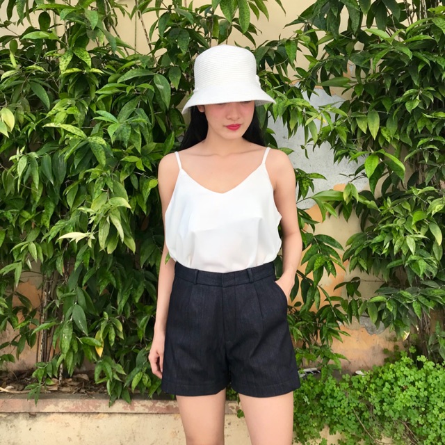 QUẦN SHORT LƯNG CAO DENIM ( size lớn )