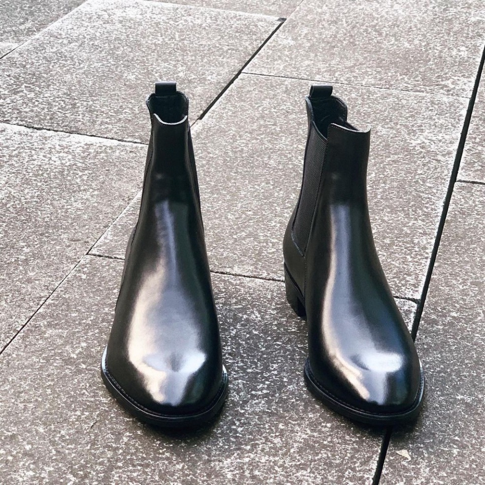 Heels Chelsea Boots thời trang nam chất liệu da bò nguyên tấm đế độn 4.5cm | WebRaoVat - webraovat.net.vn