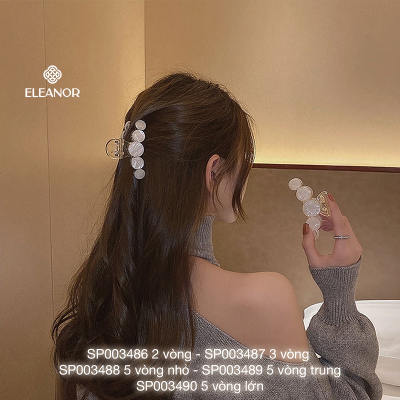 Kẹp tóc nữ càng cua Eleanor Accessories thiết kế hình tròn phụ kiện tóc 3486