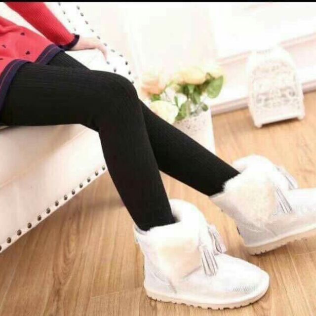 Quần tất len lót lông
