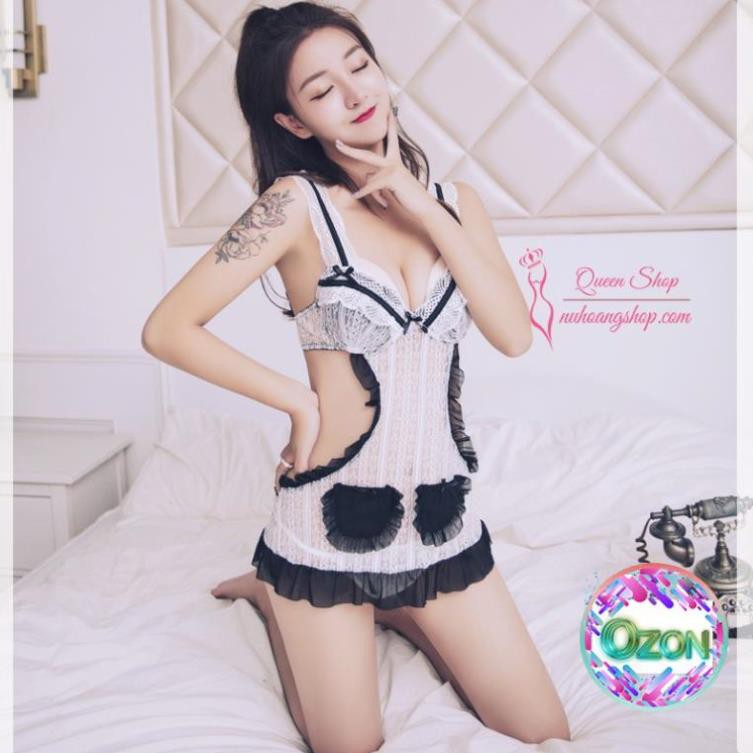 [ Sang Chảnh – Mềm đẹp] Đồ ngủ cosplay hầu gái nóng bỏng VAY523A-đồ ngủ cosplay