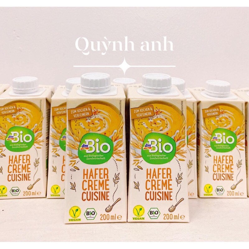 kem béo nấu cháo dm bio