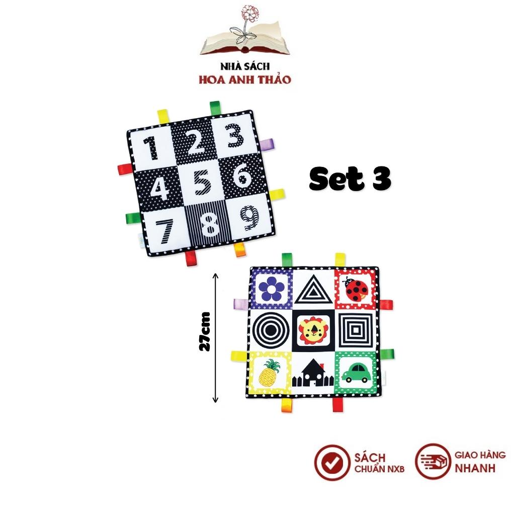 Tranh vải Tummy Time Lalala baby kích thích thị giác cho bé sơ sinh, phát triển não bộ