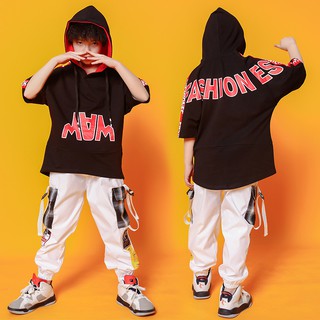 🌟 Bộ Đồ Biểu Diễn Nhảy hiphop Dáng Rộng Cá Tính Cho Bé