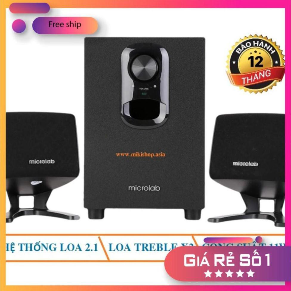 XẢ HÀNG -  Loa Vi Tính Microlab M-108 2.1 - Âm Bass hay, ấm. Hàng chính hãng bảo hành 6 tháng