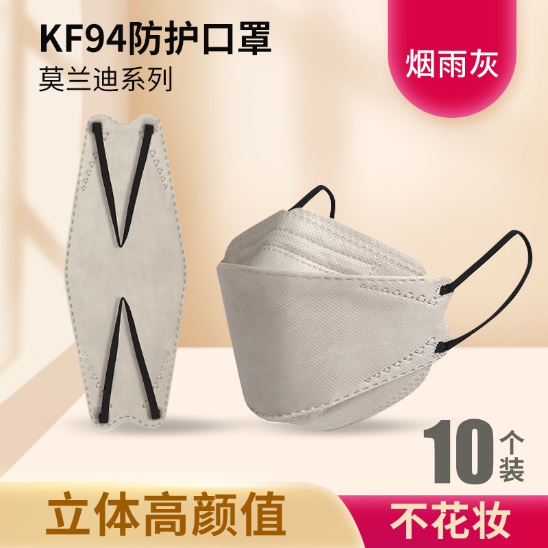 Bộ 10 Khẩu Trang Morandi Color KN95 3d Phiên Bản 94 Dành Cho Nam Nữ