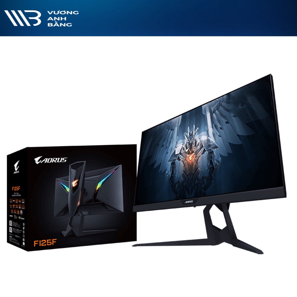 Màn hình Gaming LCD 24.5' GIGABYTE AORUS FI25F (IPS - DP, 2xHDMI, 1920x1080, 240Hz)- Hàng Chính Hãng