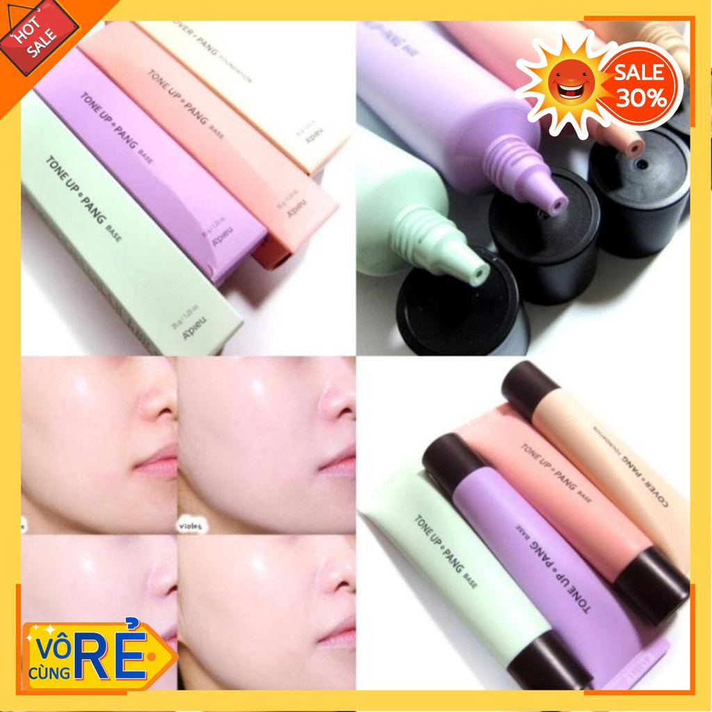 [Rẻ nhất] Kem lót hiệu chỉnh màu da A’Pieu Tone Up Pang Base 35gr