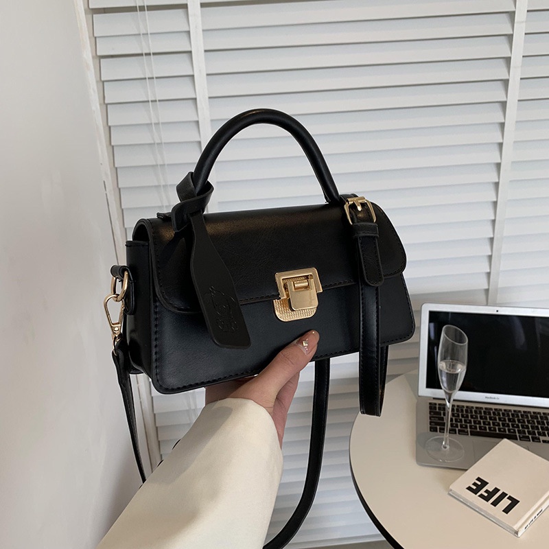 Túi đeo vai IELGY màu trơn phong cách cổ điển thời trang cho nữ