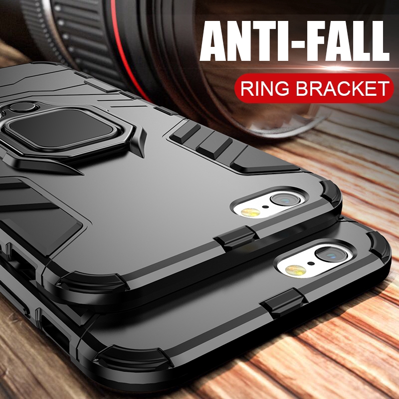 Ốp điện thoại cho For iPhone 11 Pro Max XS MAX XR X 7 8 6 6S Plus 5 5S SE tích hợp giá đỡ từ tính