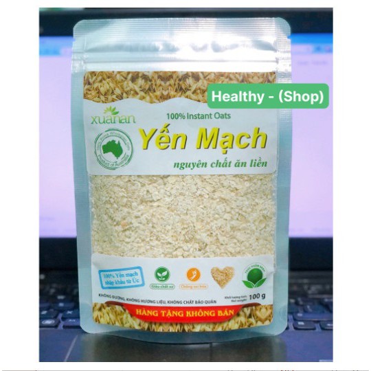 Gói Yến Mạch Hạnh Nhân Hạt Chia Xuân An 400gr - Đính Kèm Hàng Tặng