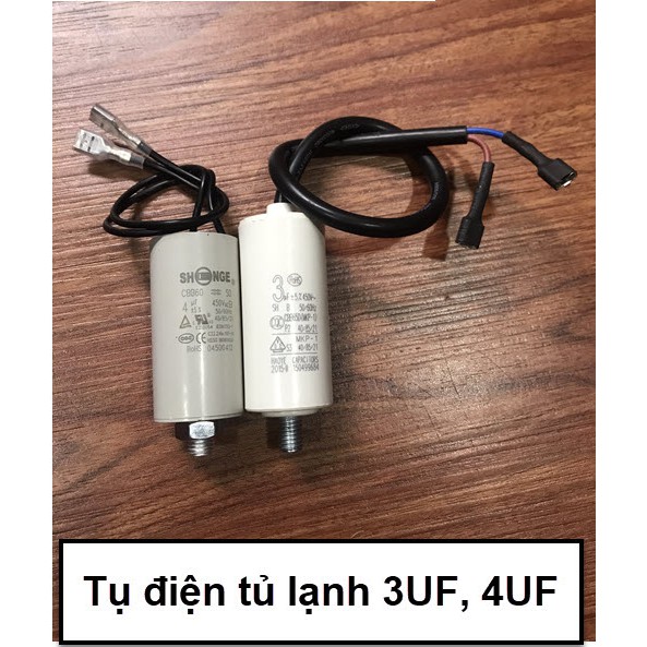 [Mã ELHA22 giảm 5% đơn 300K] Tụ điện tủ lạnh có vít CBB65D 3UF 4UF Tụ khởi động mới tụ 3uf tụ 4uf