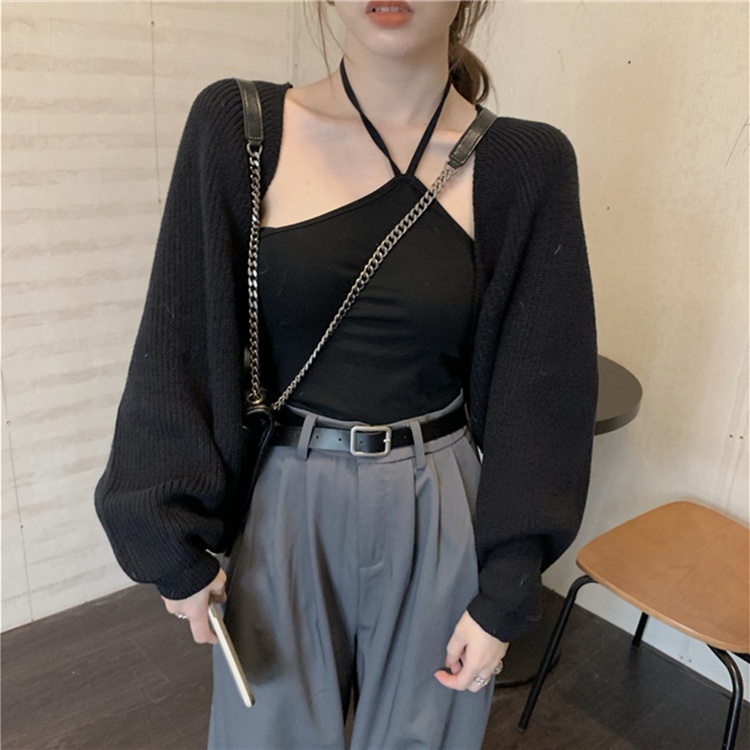 Áo cardigan SUXI dệt kim tay dài cổ điển thời trang mùa thu cho nữ