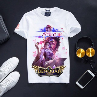 [Hàng có sẵn] Áo Liên Quân Mobile Màu Trắng - Arum Tím