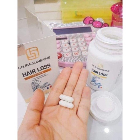 Bộ Đôi Dầu Gội Giảm Tóc Rụng Korea + Viên Uống Mọc Tóc Laura Sunshine Nhật Kim Anh