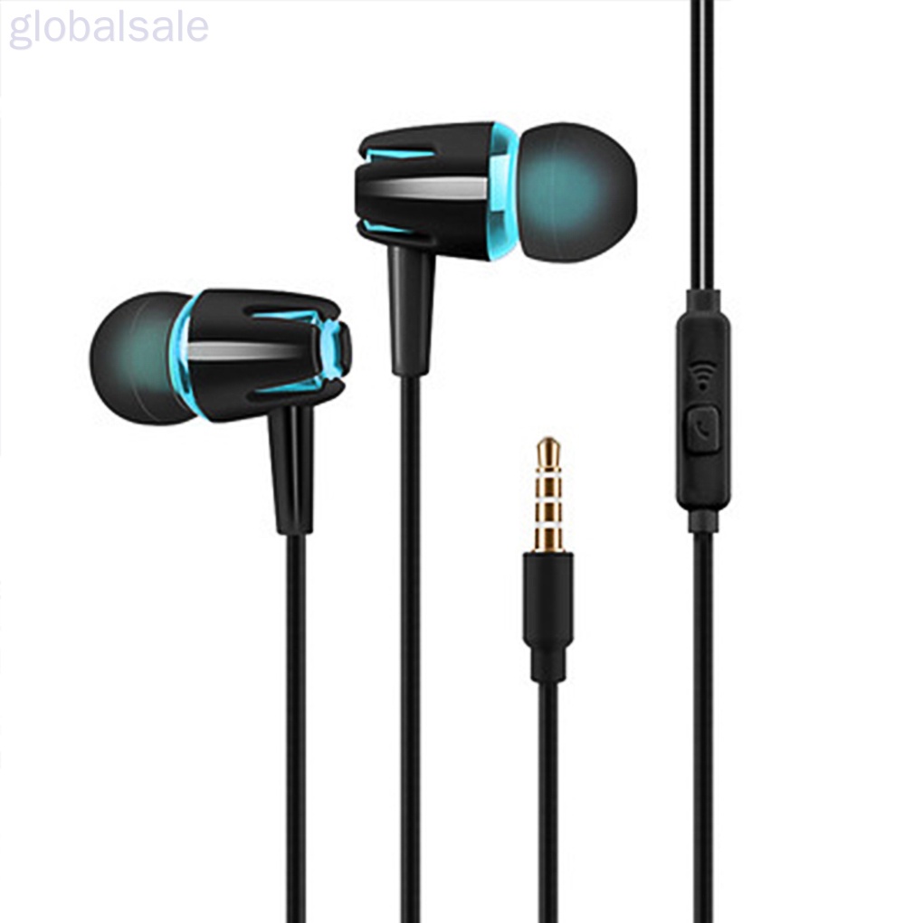 Tai Nghe Nhét Tai Thể Thao Có Dây 3.5mm Kèm Mic Cho Điện Thoại