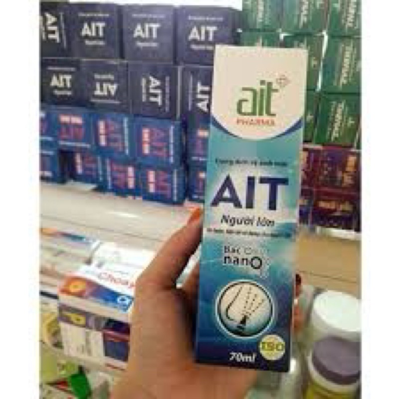 Xịt vệ sinh mũi nano bạc kháng khuẩn siêu sạch