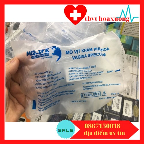 COMBO 100 CHIẾC MỎ VỊT NHỰA MEDILIFE CHÍNH HÃNG