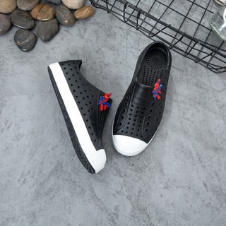 giày native💖FREESHIP💖 giày native đen đi mưa KOROHBS242