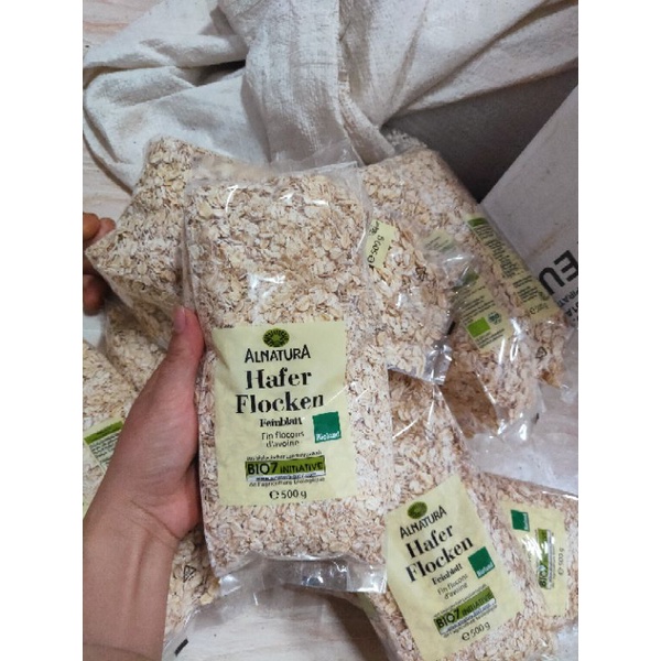 Yến mạch Đức nguyên cán 1 gói 500gr
