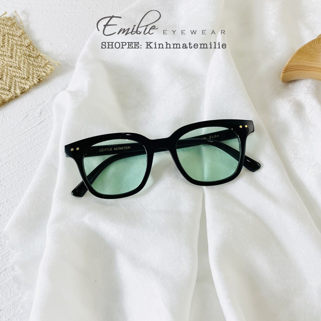 Kính mát nam nữ vuông Emilie eyewear chất liệu nhựa phụ kiện thời trang 3331