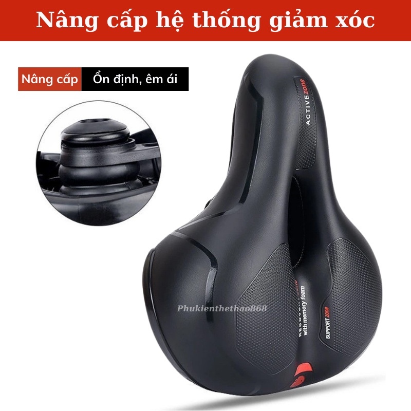 Bọc Yên Xe Đạp BIKEBOY SIÊU DÀY ÊM ÁI THOÁNG KHÍ - Sản phẩm được TẶNG KÈM TÚI CHÙM MƯA YÊN XE