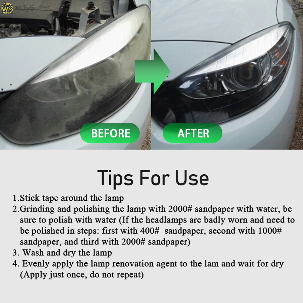 Dung Dịch Đánh Bóng Đèn Pha Xe Hơi