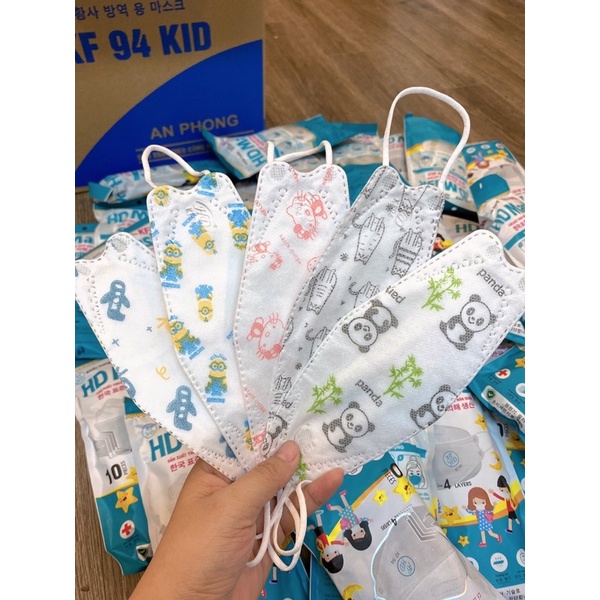 Gói 10 Chiếc Khẩu Trang Trẻ Em KF94
