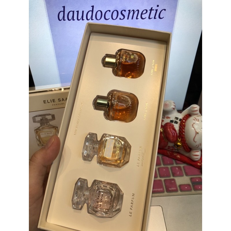 [ set mini ] Tách set Nước hoa Elie Saab Le Parfum EDP - In White -Girl Of Now EDP - Shine 7.5ml | BigBuy360 - bigbuy360.vn