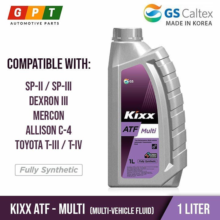 NHỚT HỘP SỐ TỰ ĐỘNG, ĐA CHỨC NĂNG - KIXX ATF MULTI