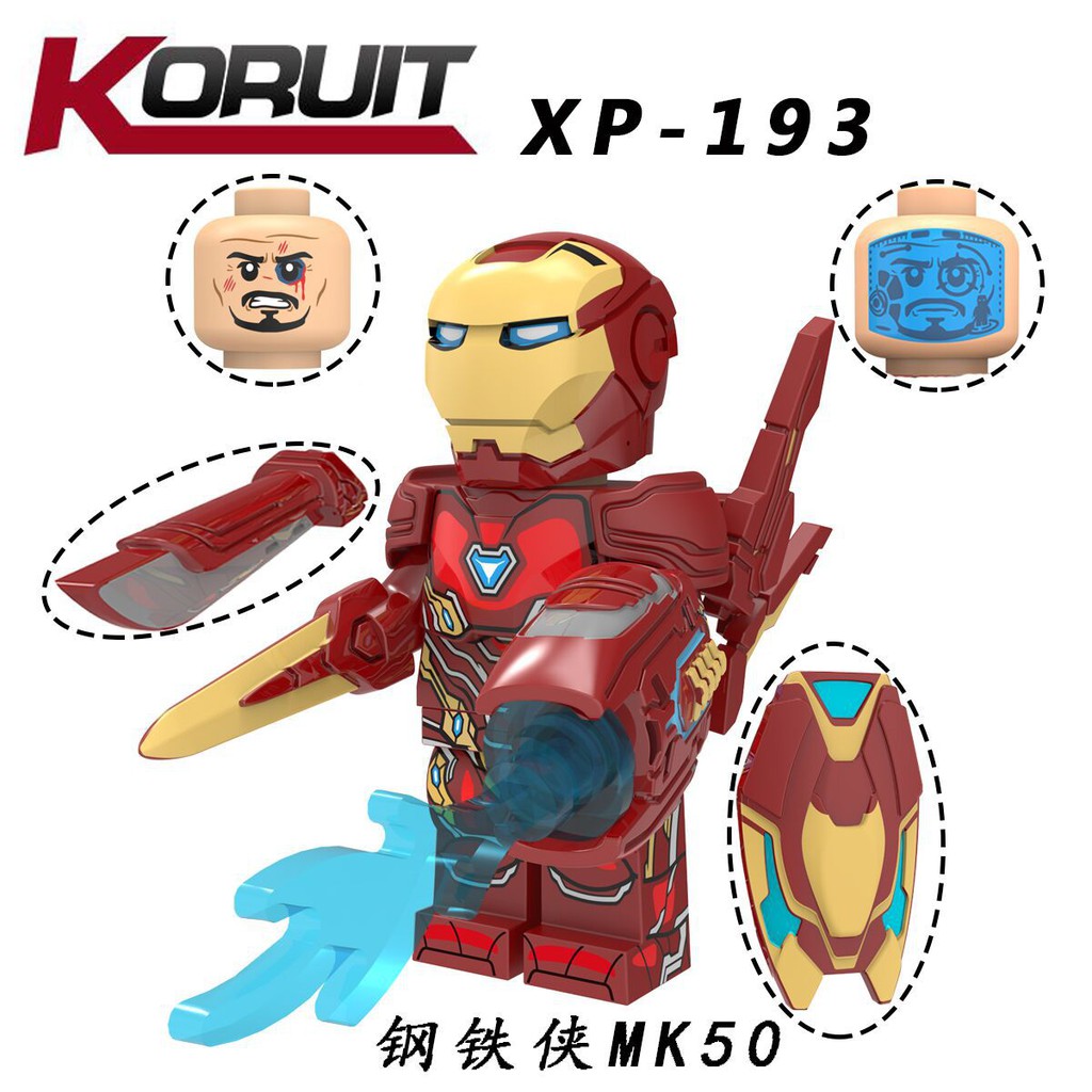 Minifigures Các Nhân Vật Siêu Anh Hùng Mẫu Mới Ra Iron Man MK50 MK85 Hulk KT1026