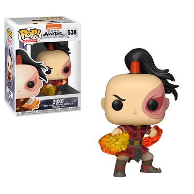 Đồ chơi mô hình funko pop 538 Zuko (Flame Punch) - Avatar - The Last Airbender (TV Show)