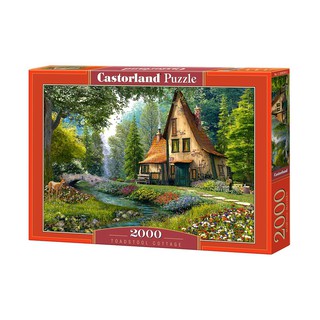 [sẵn]Tranh xếp hình 2000 mảnh "Toaststool cottage", Castorland