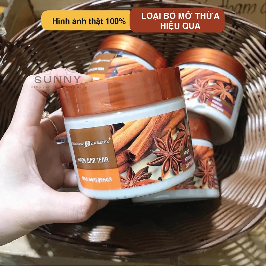 Kem tan mỡ quế hồi Nga 260g giúp loại bỏ mỡ thừa hiệu quả