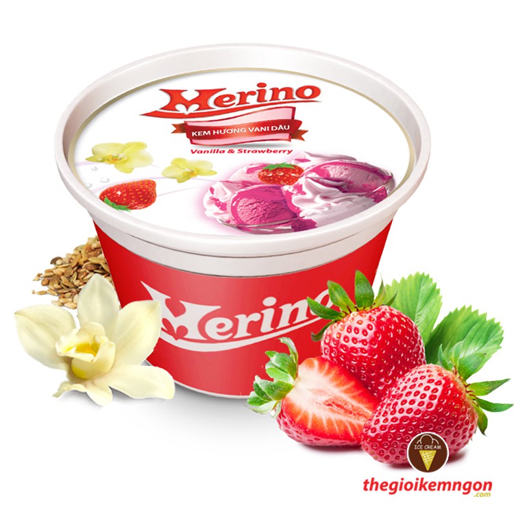 Kem ly vani dâu Merino Cup 95ML