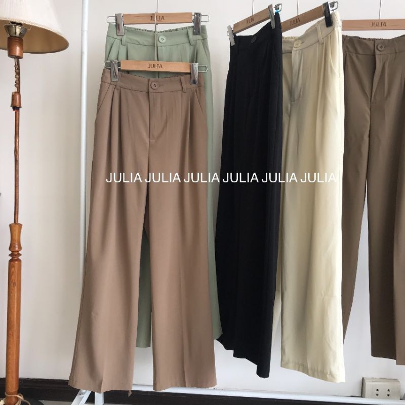 Quần vải ống rộng chun sau 1 cúc 202 | BigBuy360 - bigbuy360.vn