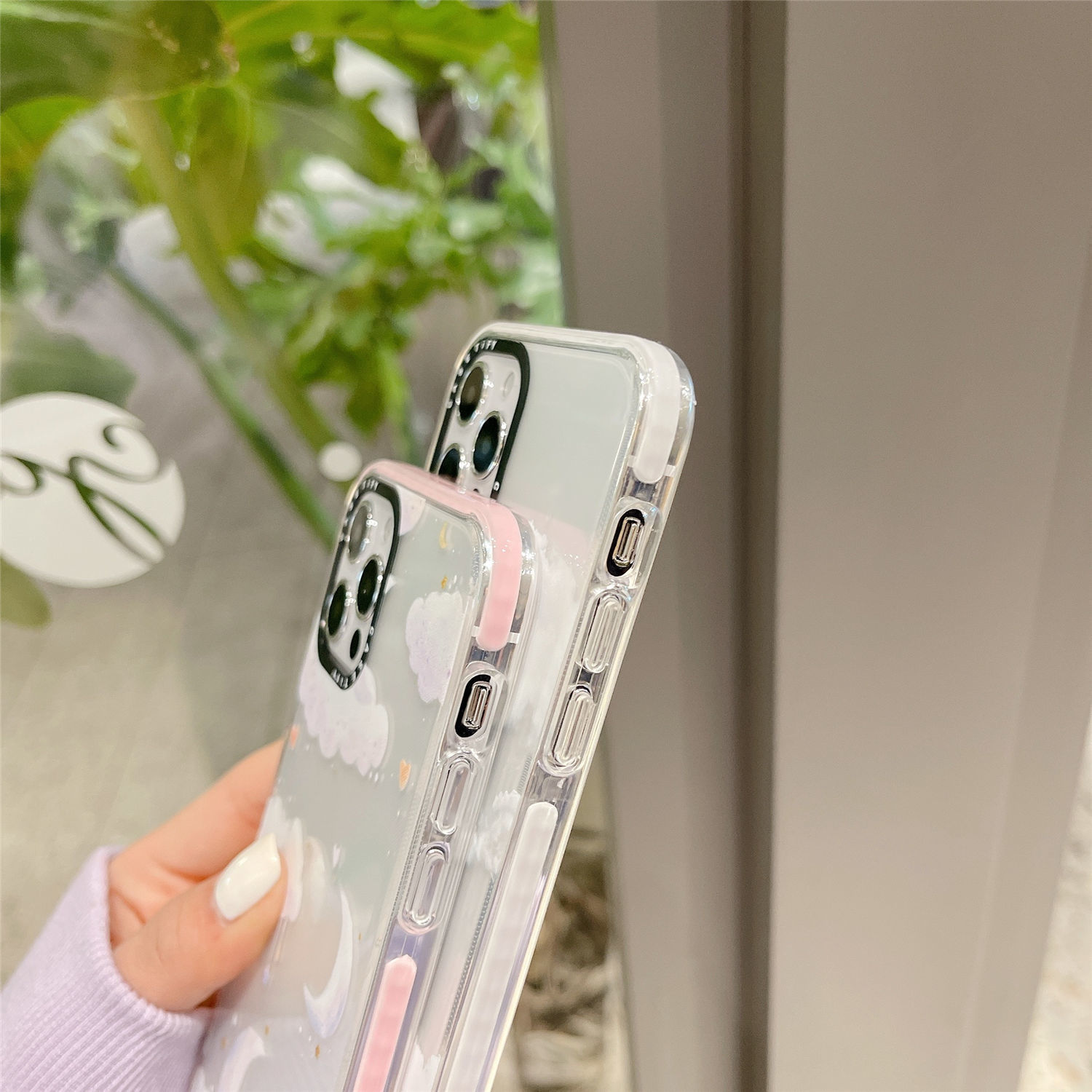 ốp điện thoại Chống Sốc Trong Suốt In Hình Mây / Mặt Trăng Cho Iphone 12 Mini Pro Max 11 Pro Max 7 8 Plus Xs Max Xr X Se | BigBuy360 - bigbuy360.vn