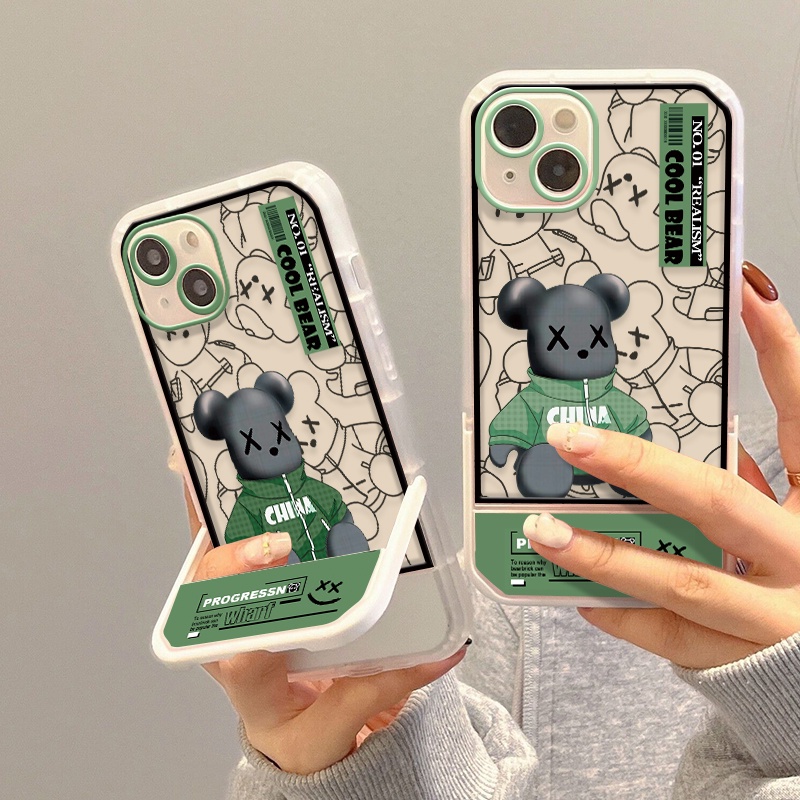 Ốp Điện Thoại Silicon In Gấu Hoạt Hình Cho IPhone 11 12 13 Pro MAX XR X XS MAX 6 7 6s 8 Plus SE 2020