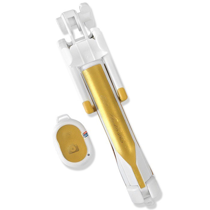 Gậy tự sướng 3 chân kèm remode bluetooth và tặng thêm 1 viên pin remode | BigBuy360 - bigbuy360.vn