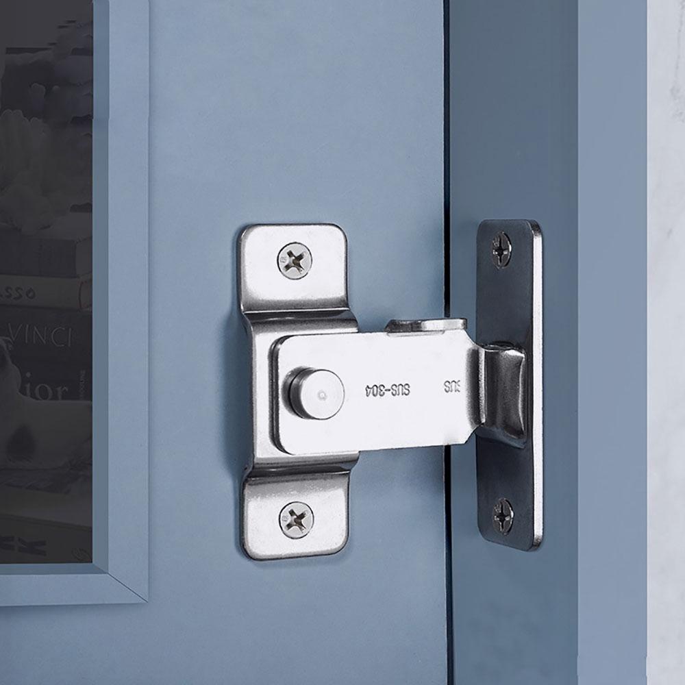Bộ Khóa Cửa Góc 90 Độ Bằng Thép Không Gỉ