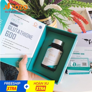 Viên uống trắng da ngừa nám glutathion 600 dr.lacir hộp 30 viên