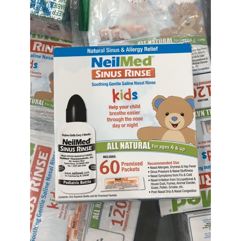 Bình rửa mũi kid Neimed 120ml không kèm muối