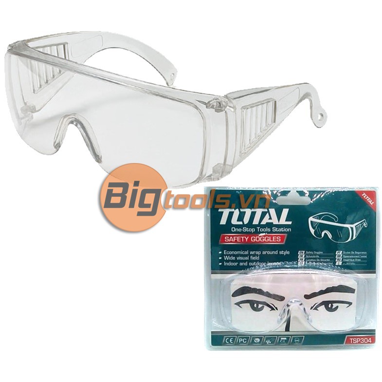 Kính bảo hộ trong suốt Total TSP304